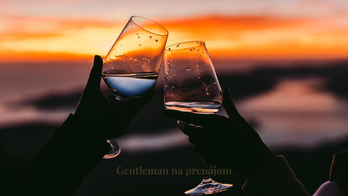 Gentleman na prenájom, večera